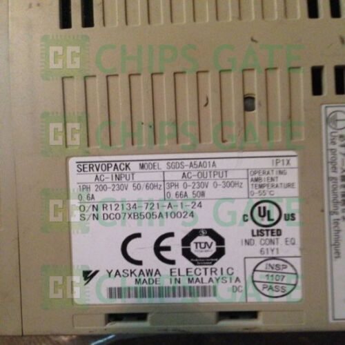 Uesd Yaskawa Servo Drives SGDS-A5A01A