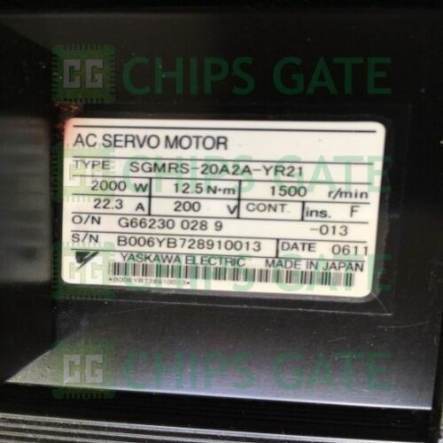 Yaskawa servo motor SGMRS-20A2A-YR21