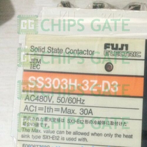 Fuji relay SS303H-3Z-D3 480V30A