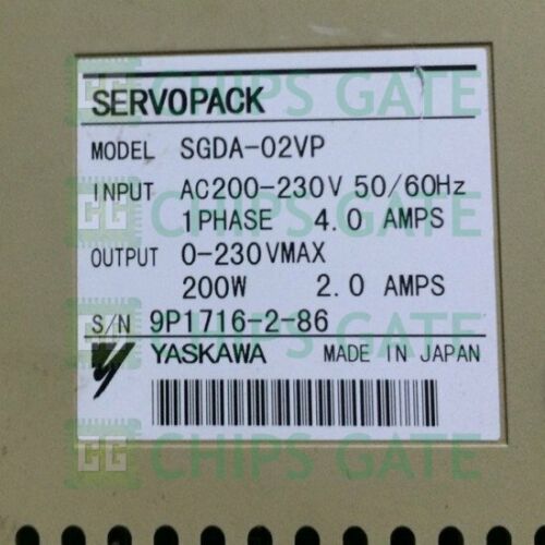 Yaskawa servo drive SGDA-02VP
