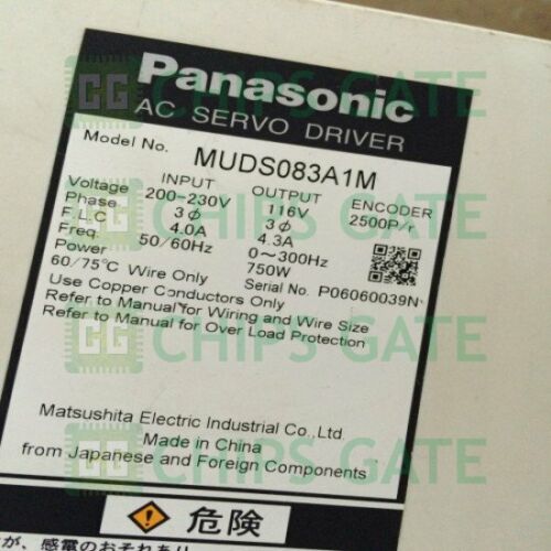 PANASONIC Servo Driver MUDS083A1M