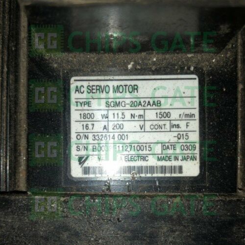 Yaskawa servo motor SGMG-20A2AAB