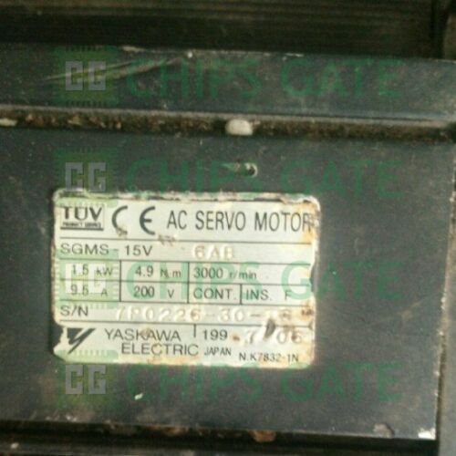 Yaskawa servo motor SGMS-15V6AB