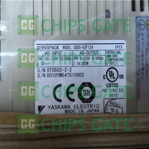 YASKAWA SGDS-02F12A Servo Driver