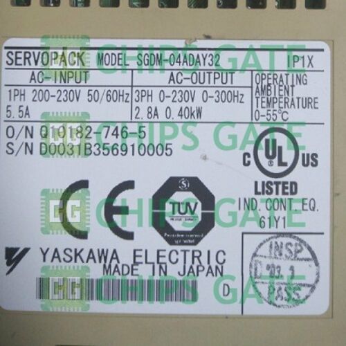 YASKAWA AC servo driver SGDM-04ADAY32