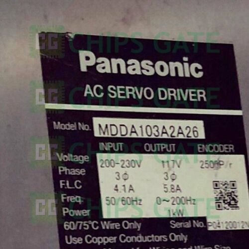 PANASONIC MDDA103A2A26