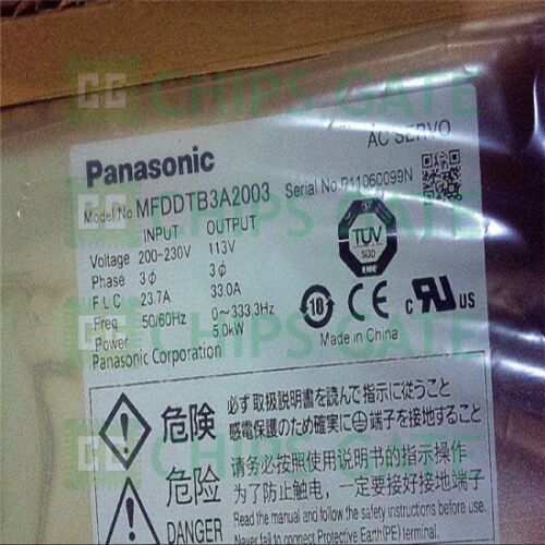 Panasonic AC Servo Motor MFDDTB3A2003