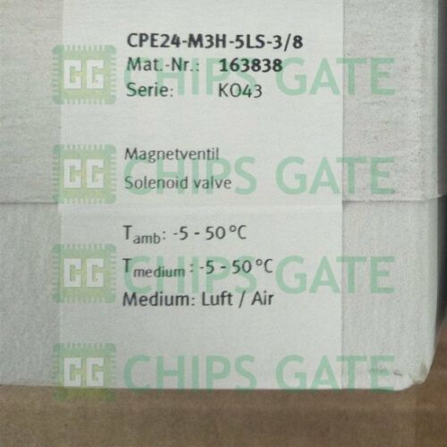 FESTO Solenoid Valve CPE24-M3H-5LS-3/8 163838