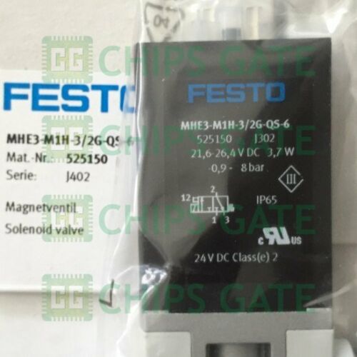 FESTO solenoid valve MHE3-M1H-3 / 2G-QS-6