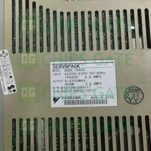 Yaskawa servo drive SGDL-04AS