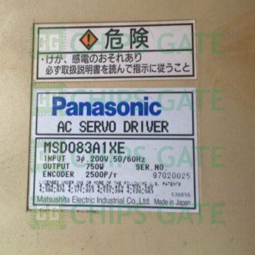 Panasonic servo drive MSD083A1XE