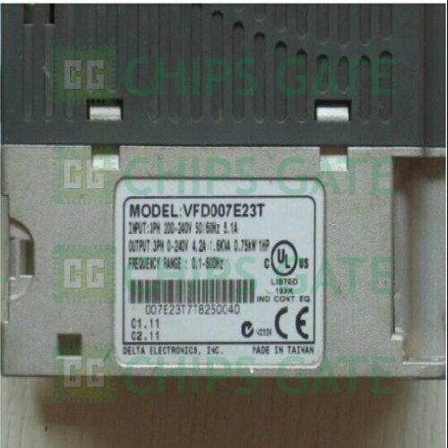 Delta Inverter VFD007E23T 220V-0.75KW
