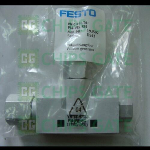 FESTO Vacuum Generator VN-14-H-T4-PI4-VI5-RI5 193502
