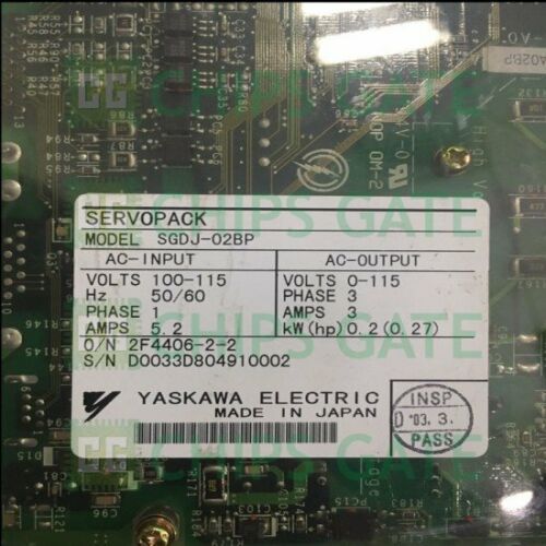YASKAWA SGDJ-02BP Servo Driver