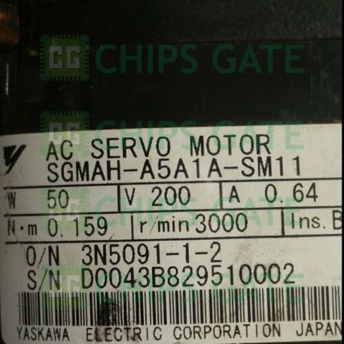 Yaskawa servo motor SGMAH-A5A1A-SM11