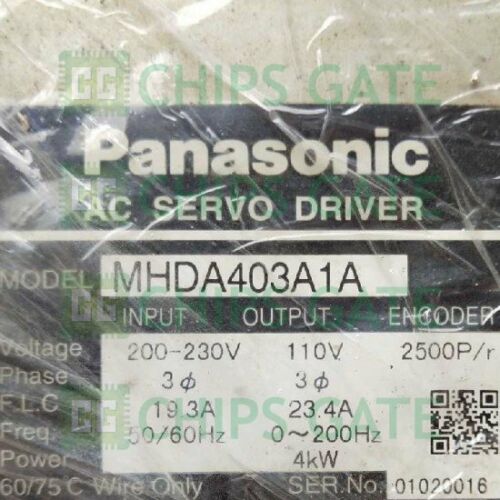 Panasonic servo driver MHDA403A1A