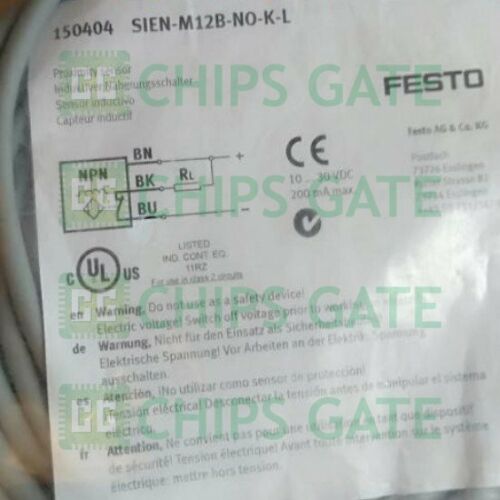 Festo Proximity Switch SIEN-M12B-NO-K-L 150404