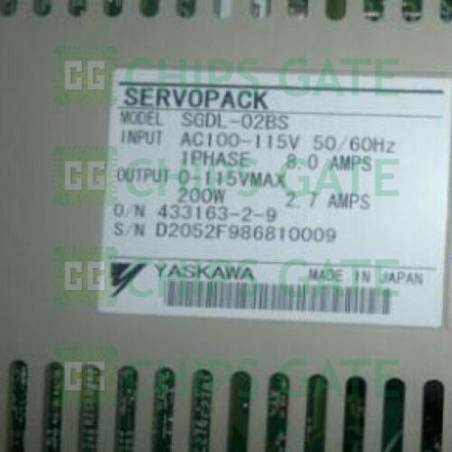 Yaskawa servo drive SGDL-02BS
