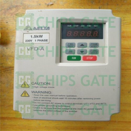 Delta Inverter VFD015A21A 220V-1.5KW