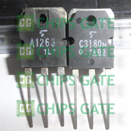 8 PAIRS Transistor TOSHIBA TO-3P 2SA1263/2SC3180 A1263/C3180