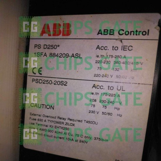 1PCS ABB 1SFA 884209-ASL PS D250