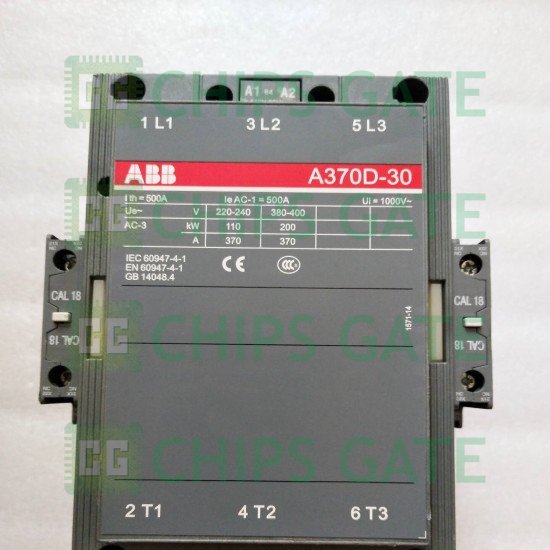 1PCS New ABB Contactor A370D-30-11 Fast ship with warranty