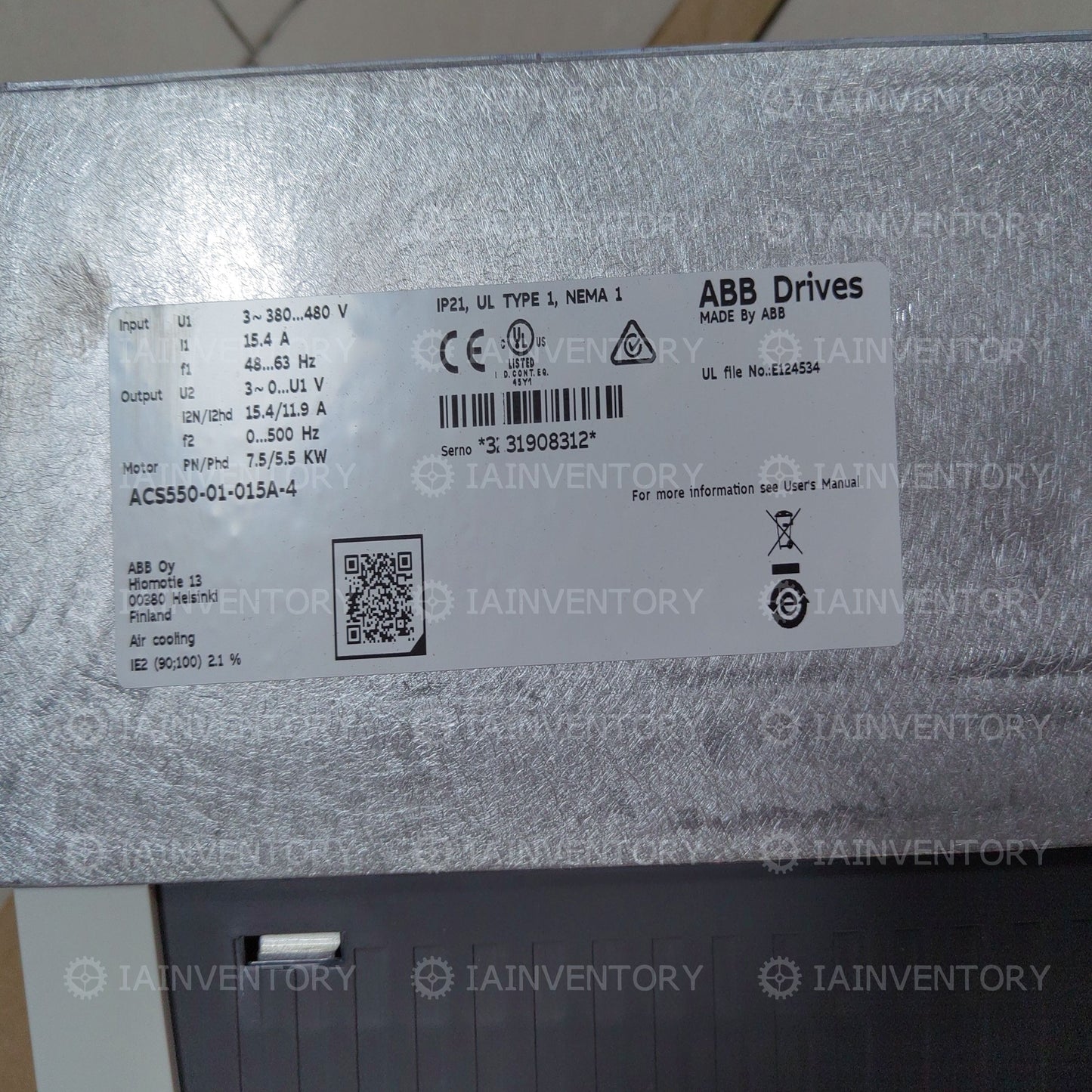 1PCS NEW ABB Inverter ACS550-01-015A-4 Fast ship with warranty