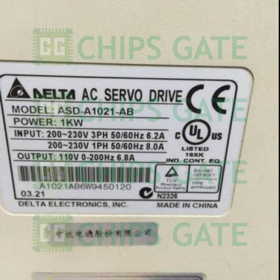 1PCS Delta ASD-A1021-AB Servo Driver In Good Condition