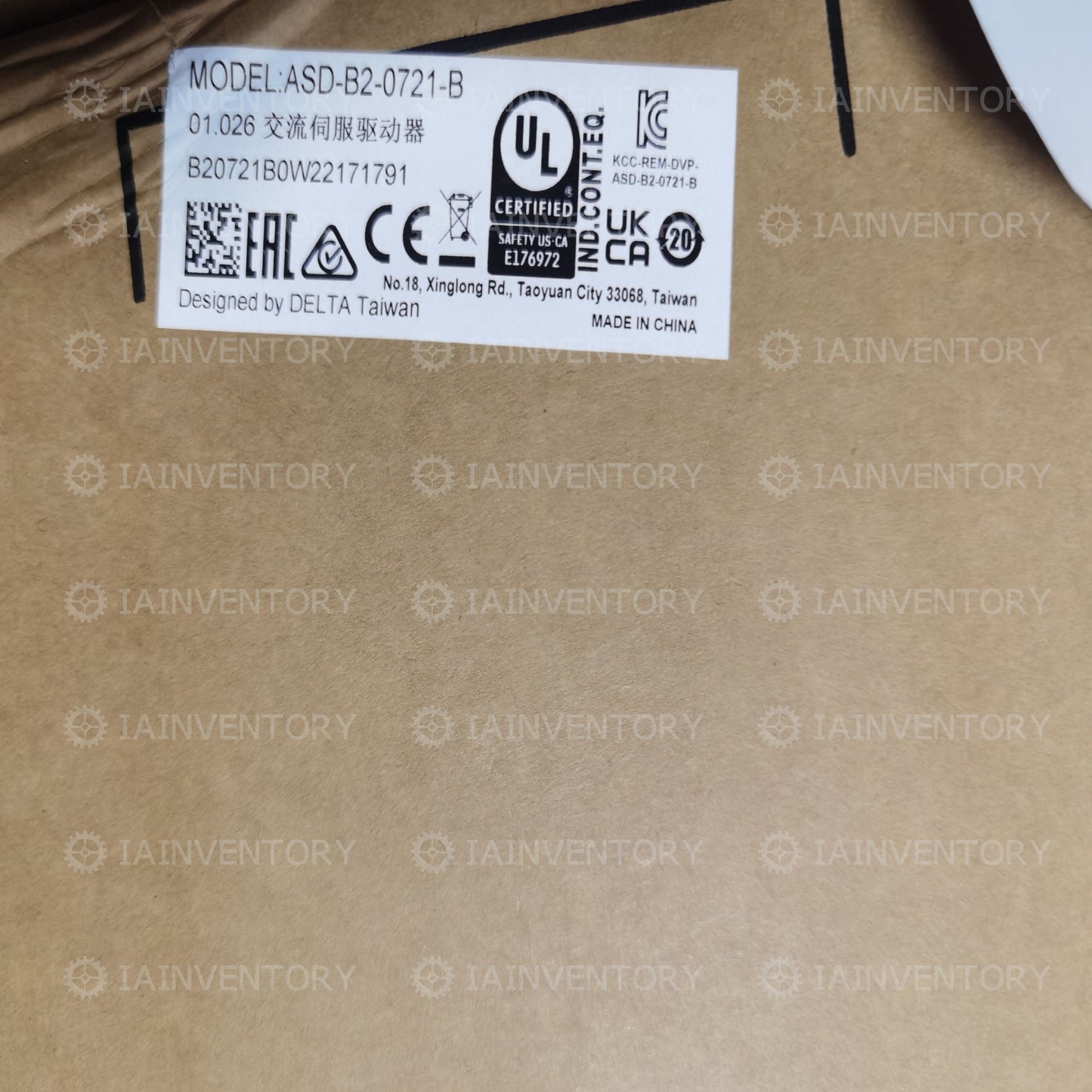 1PCS New In Box Delta servo motor / drive 750W ASD-B2-0721-B + ECMA-C20807RS