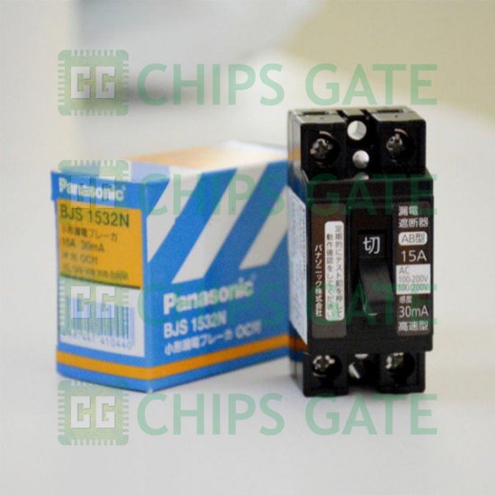 1PCS New Panasonic earth leakage switch BJS1532N 2P 15A