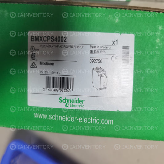BMXCPS4002 Schneider 40W, 110-220VAC redundant power supply Fast Shp