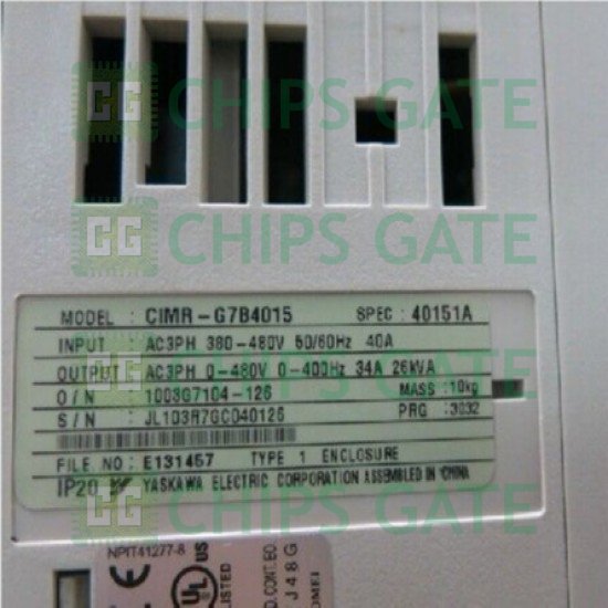 1PCS Yaskawa Inverter CIMR-G7B4015 15KW 380V