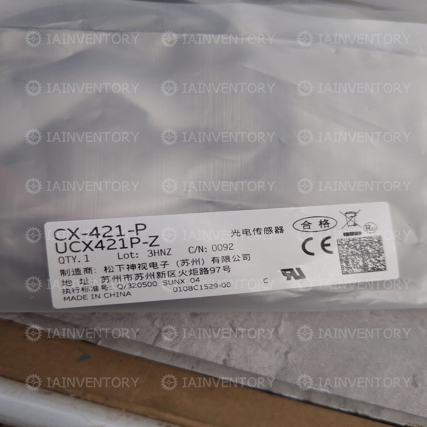 CX-421-P CX421P Panasonic Sunx Photoelectric Sensor