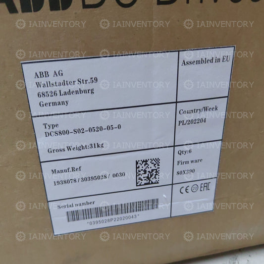 ABB DCS800-S02-0520-05