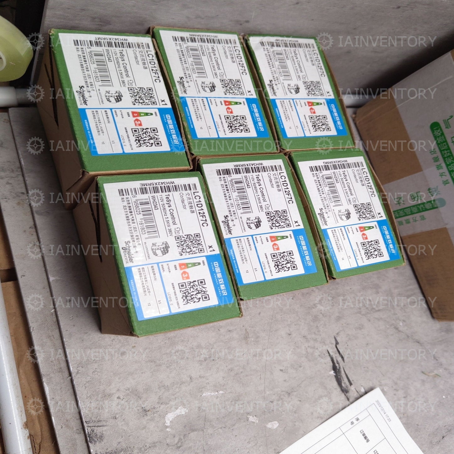 Schneider LC1D12F7C TeSys D Contactor Coil AC110V 12A