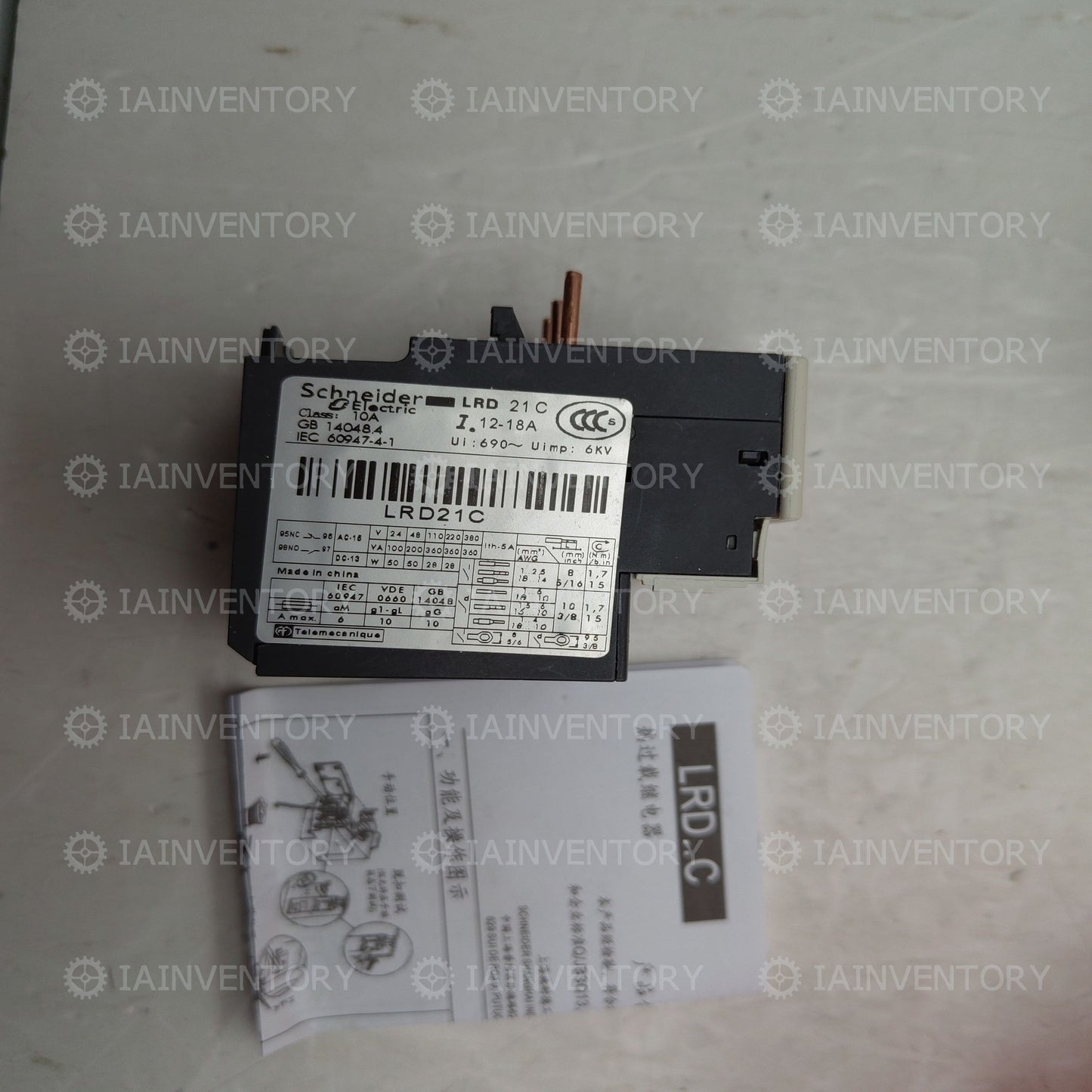 Schneider LRD21C Thermal Overload Relay 12-18A