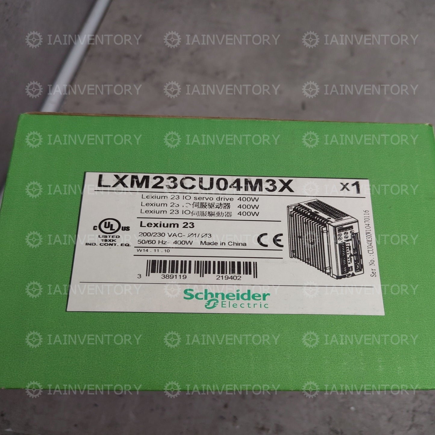 SCHNEIDER LXM23CU04M3X Servo Drive