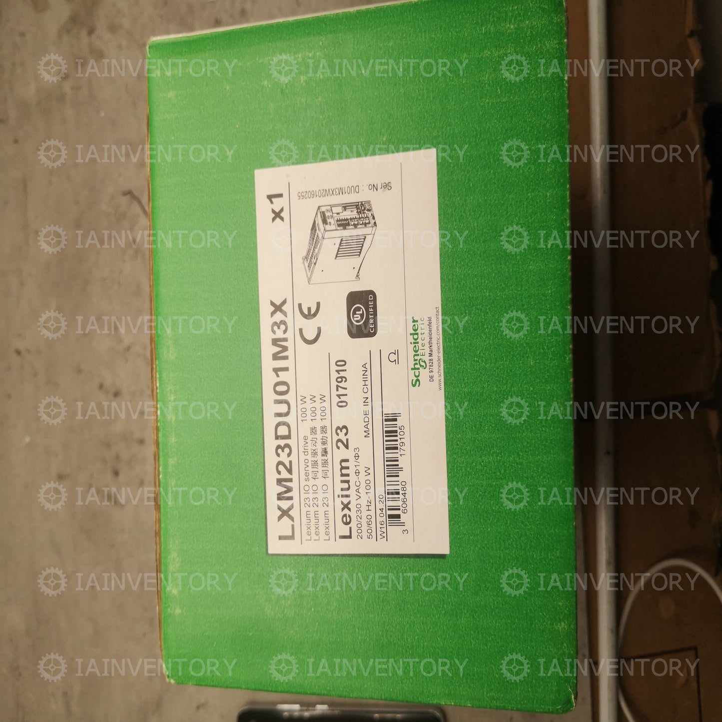 Schneider servo drive LXM23DU01M3X 100W