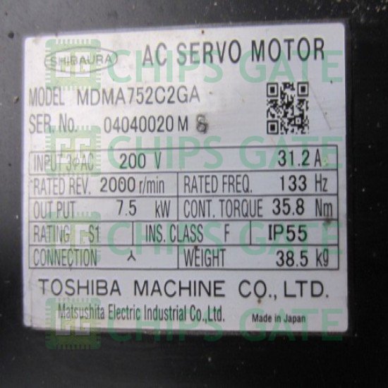 1PCS MDMA752C2GA TOSHIBA SERVO MOTOR