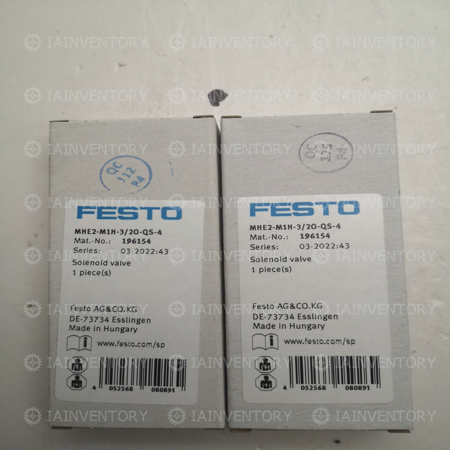 FESTO solenoid valve MHE2-M1H-3 / 2O-QS-4