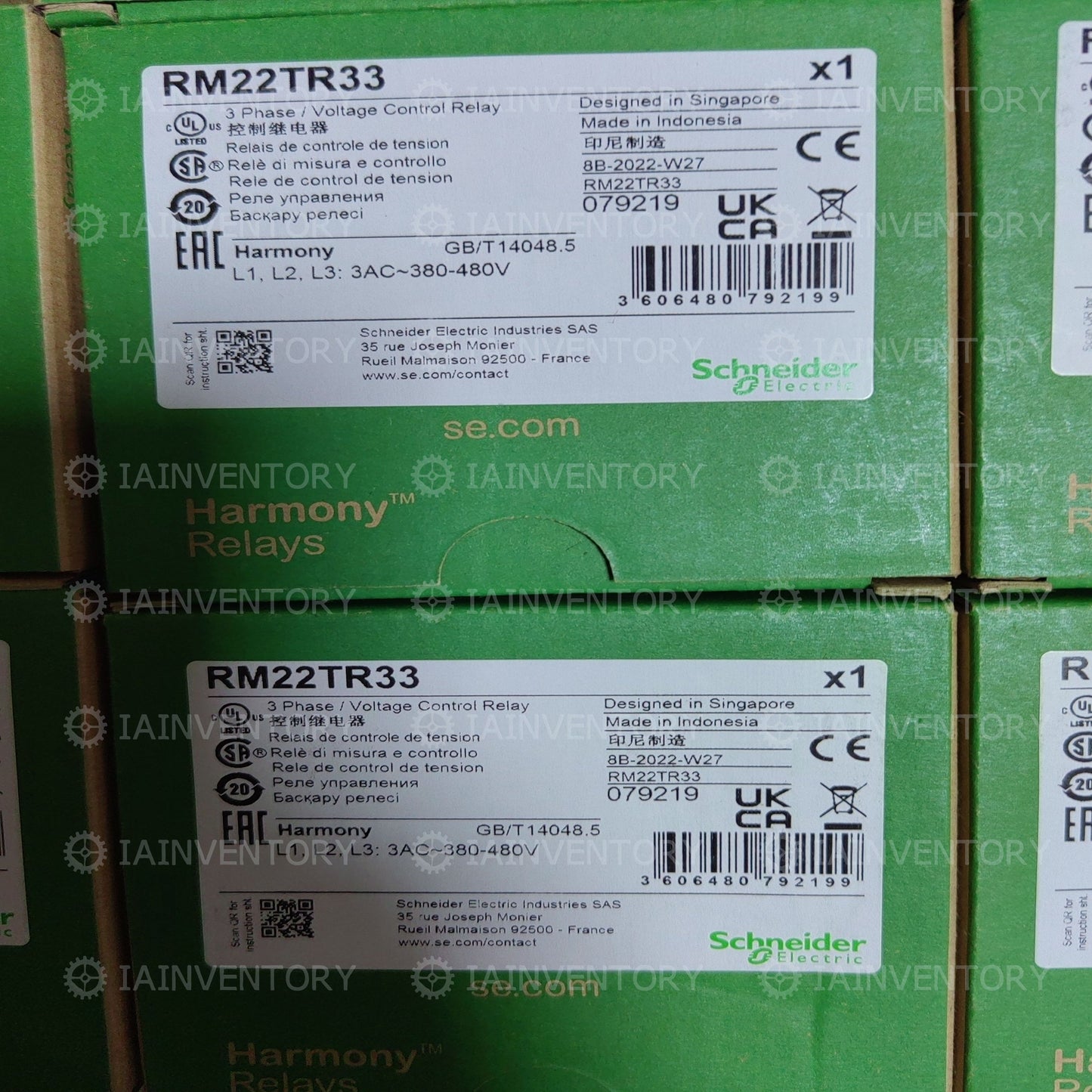 & Genuine Schneider Relay RM22TR33 = RM4TR34