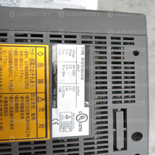 Fuji Servo Drive RYS751S3-VVS