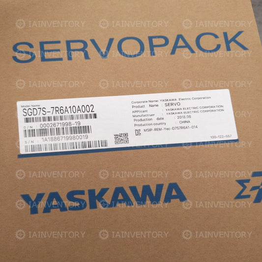 Yaskawa servo driver SGD7S-7R6A10A002