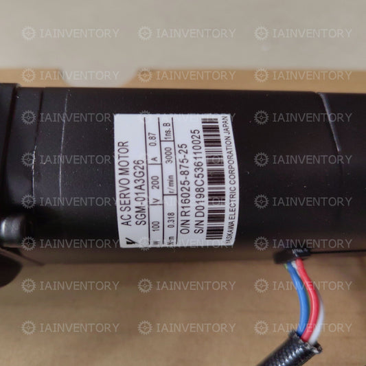 Yaskawa servo motor SGM-01A3G26
