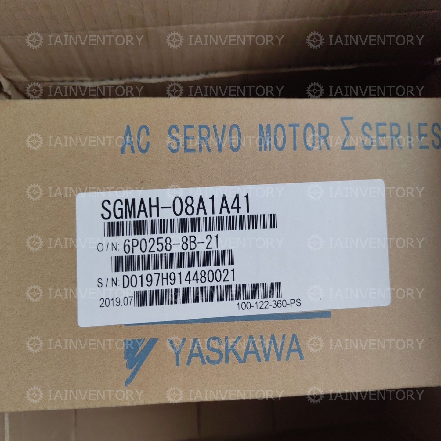 YASKAWA server SGMAH-08A1A41