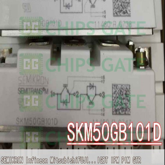 1PCS SKM50GB101D SEMIKRON MODULE
