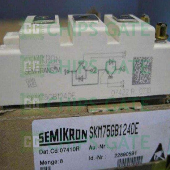 1PCS SKM75GB124DE SEMIKRON MODULE