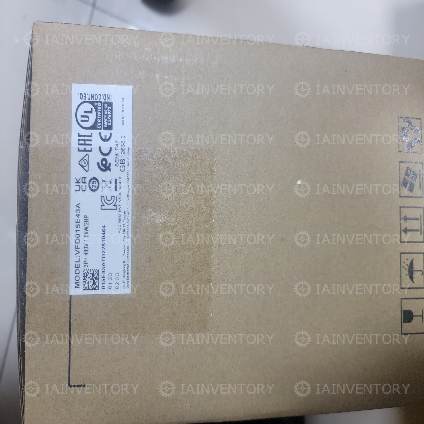 Delta Inverter VFD015E43A PLC