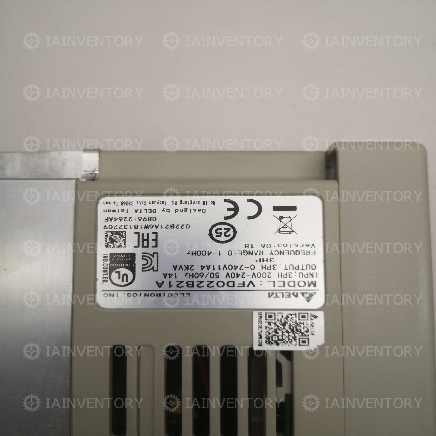 Delta Inverter VFD022B21A