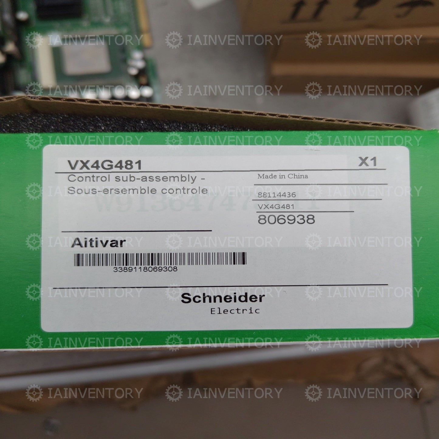 SCHNEIDER VX4G481 Soft Starter Control Panel